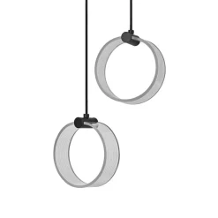LED-hængelampe Decor Circle, 2 lyskilder, CCT, sort^OSRAM Sale
