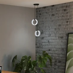 LED-hængelampe Decor Circle, 2 lyskilder, CCT, sort^OSRAM Sale