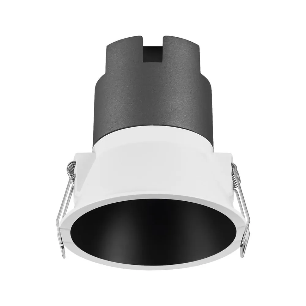 OSRAM LED-indbygningsspot TWIST, hvid/sort 830 Ø 9,3 cm metal