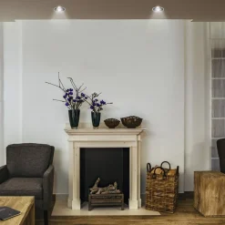 OSRAM LED-indbygningsspot TWIST, hvid/sort 830 Ø 9,3 cm metal