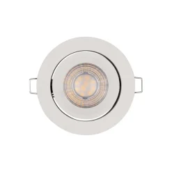 OSRAM Indbygningsspots>LED-indbygningsspot, 3-pak, hvid, Ø 9 cm, metal, 827, dæmpbar