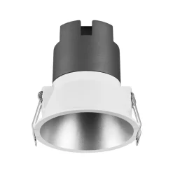 LED-indbygningsspot TWIST, hvid/sølv, 830 Ø 9,3 cm metal^OSRAM Hot