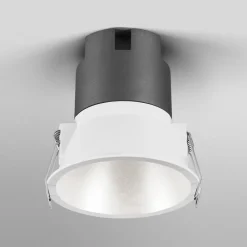 LED-indbygningsspot TWIST, hvid/sølv, 830 Ø 9,3 cm metal^OSRAM Hot