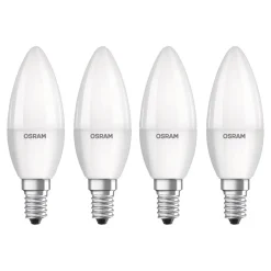 OSRAM Led Pærer>LED-kerte E14 Base Retro 4,9 W 4 stk 4.000 K