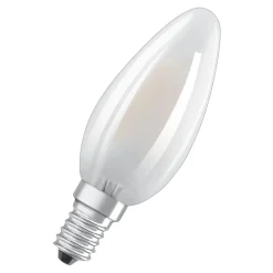 OSRAM Led Pærer>LED-kertepære E14 4W varmhvid, sæt med 2 stk