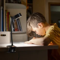 OSRAM Arbejdsrum/Kontor>LED-klemmelampe Office Line Cylinder sort CCT dæmpbar