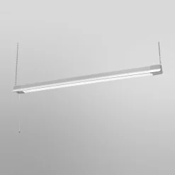 OSRAM LED-kontorhængelampe OFFICE LINE, længde 112 cm hvid afbryder