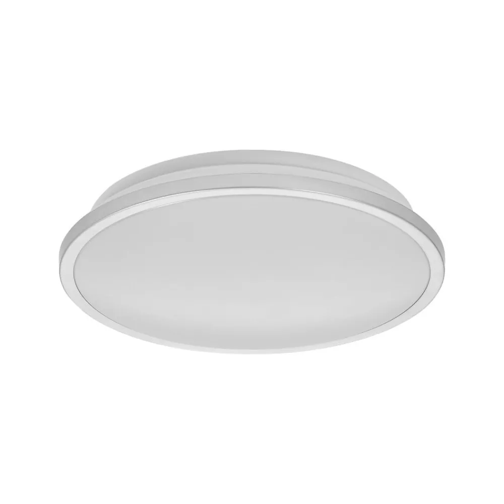 OSRAM LED-loftlampe BATHROOM, krom, Ø 30 cm, IP44, CCT