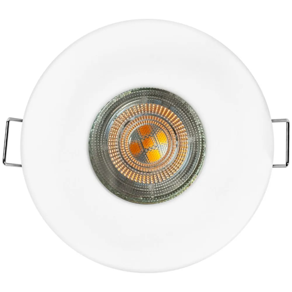 OSRAM LED-loftsindbygget spot RECESS, hvid Ø 9 cm IP65 GU10-LED