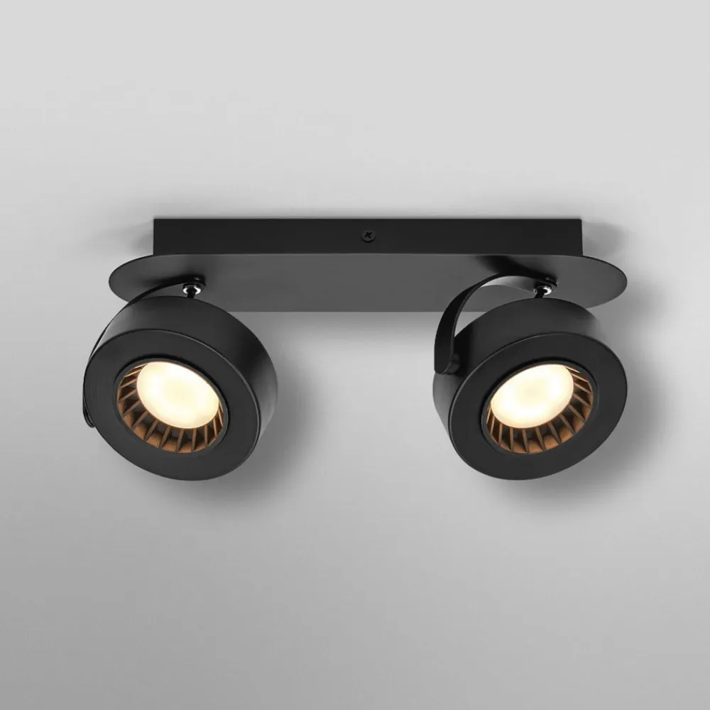 LED-loftspot VENUS sort 2 lyskilder Metal 3.000 K^OSRAM Clearance