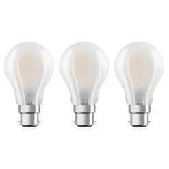 OSRAM Led Pærer>LED-pære B22d Classic 827 6,5W 3'er sæt