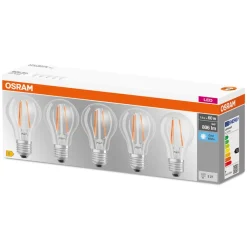 OSRAM Filament Pære|Led Pærer>LED-pære E27 Base CL A 7 W 4.000 K klar, 5
