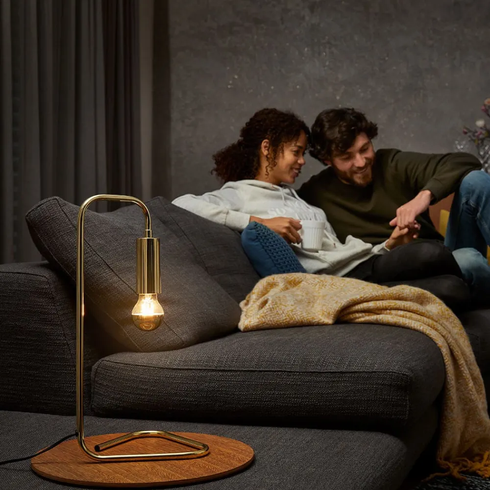 OSRAM Led Pærer>LED-pære E27 Mirror guld 6,5W 2.700K