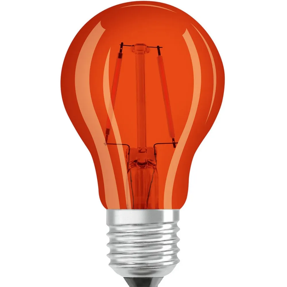 OSRAM Filament Pære>LED-pære E27 Star Décor Cla A 2,5W, orange