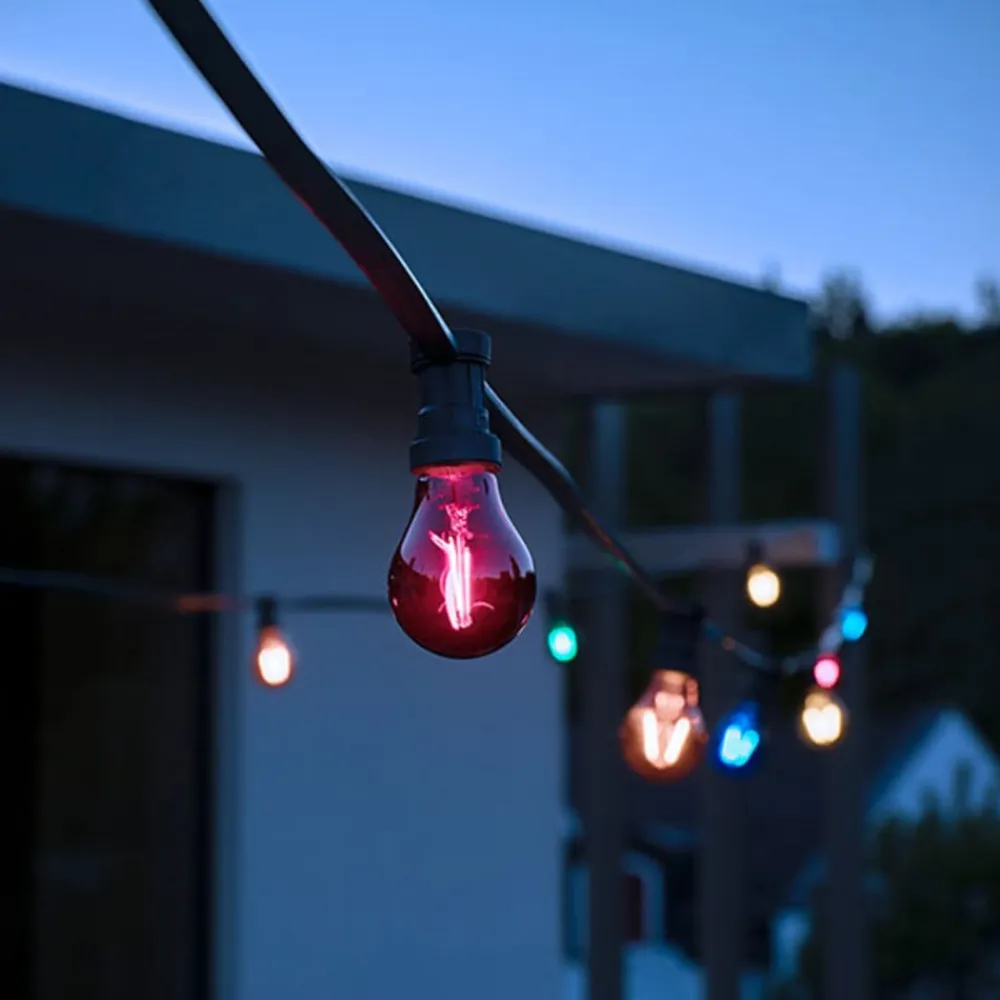 OSRAM Filament Pære>LED-pære E27 Star Décor Cla A 2,5W, orange