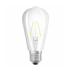 OSRAM Led Pærer>LED-pære E27 2,5W Rustica 827 klar