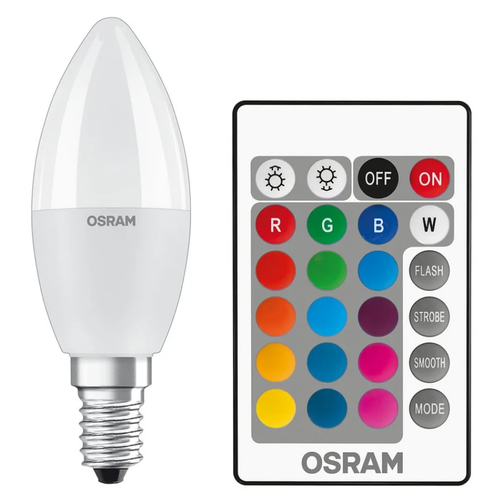 LED-pære E14 5,5W Star+ kerte remote^OSRAM Sale