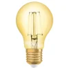 OSRAM Led Pærer>LED-pære E27 8W Vintage Filament 825 guld