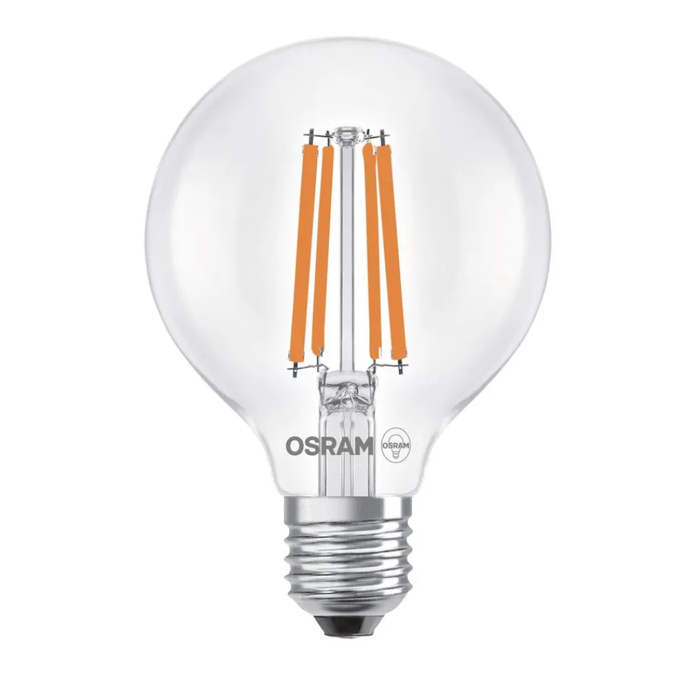 OSRAM Filament Pære>LED-pære Globe G80 E27 2,2W Filament 2,700K