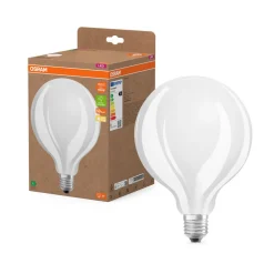 LED-pære Globe G125 E27 7,2W mat 2.700K^OSRAM New
