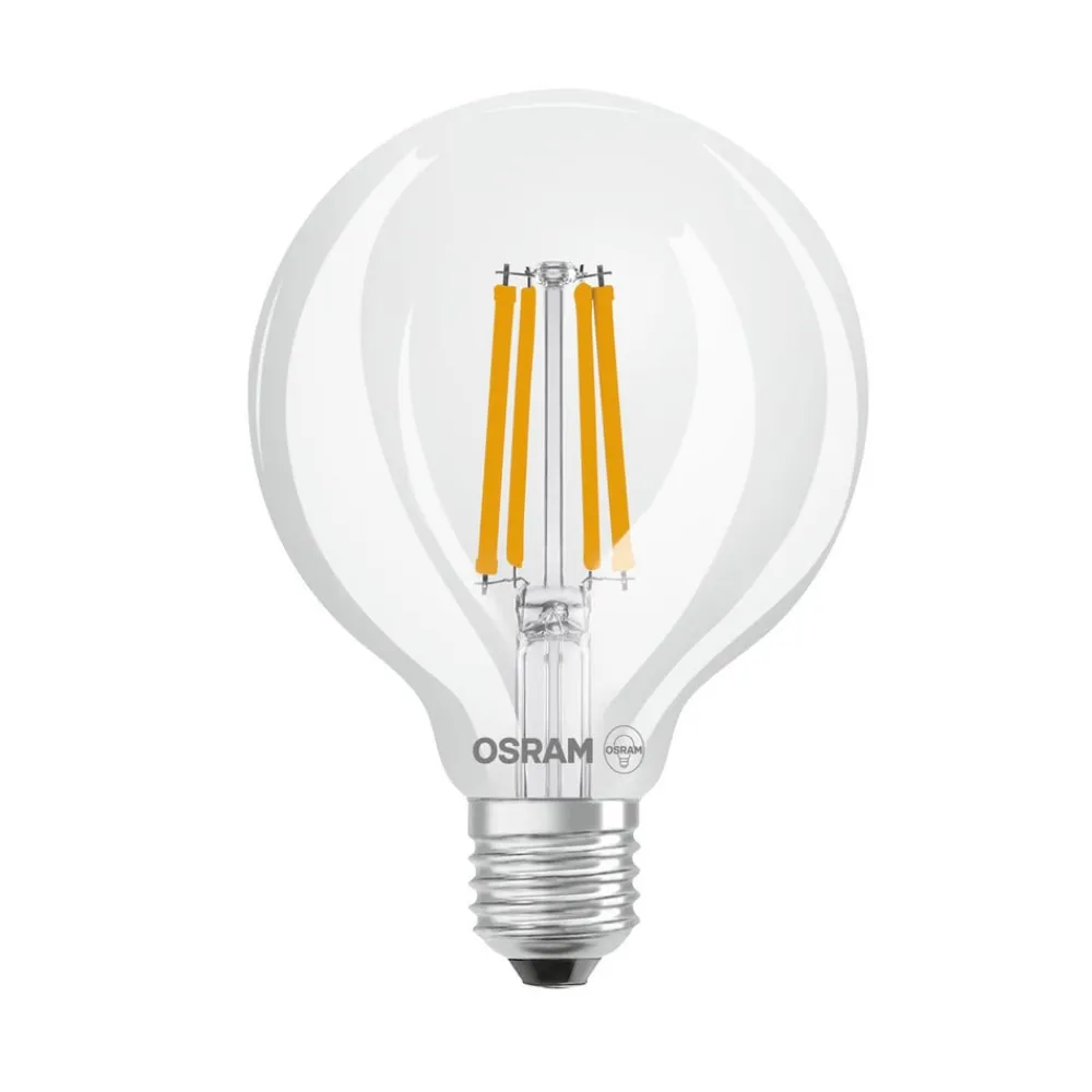 OSRAM Filament Pære|Led Pærer>LED-pære Globe G95 E27 3,8W Filament 4,000K