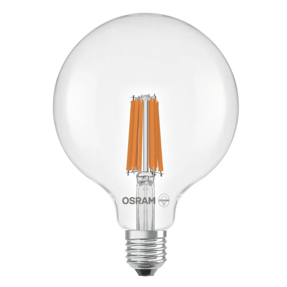 OSRAM LED-pære Globe G125 E27 7,2W Filament 4,000K
