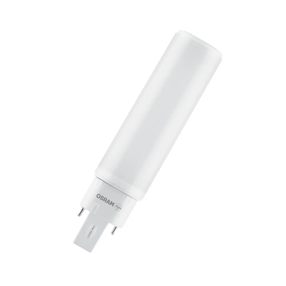 OSRAM Kompakt Lysstofrør|Led Pærer>LED-pære G24q-1 Dulux D/E 6 W 830