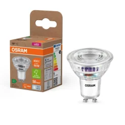 OSRAM LED-pære PAR16 reflektor GU10 4,7W 100° 4,000K
