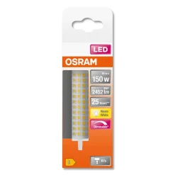 OSRAM Led Pærer>LED-pære R7s 19 W 2.700 K, kan dæmpes