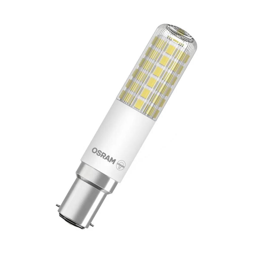 OSRAM LED-pære Special T, B15d, 8 W, 2.700 K, dæmpbar.