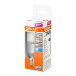 OSRAM LED-pære Star Stick, E14, 9 W, mat, 4.000 K