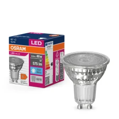 OSRAM LED-reflektorpære GU10 6,9W 60° 840 klar