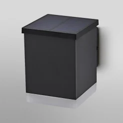 OSRAM LED-solcelle-udendørs væglampe ENDURA STYLE QUADRO, grafit