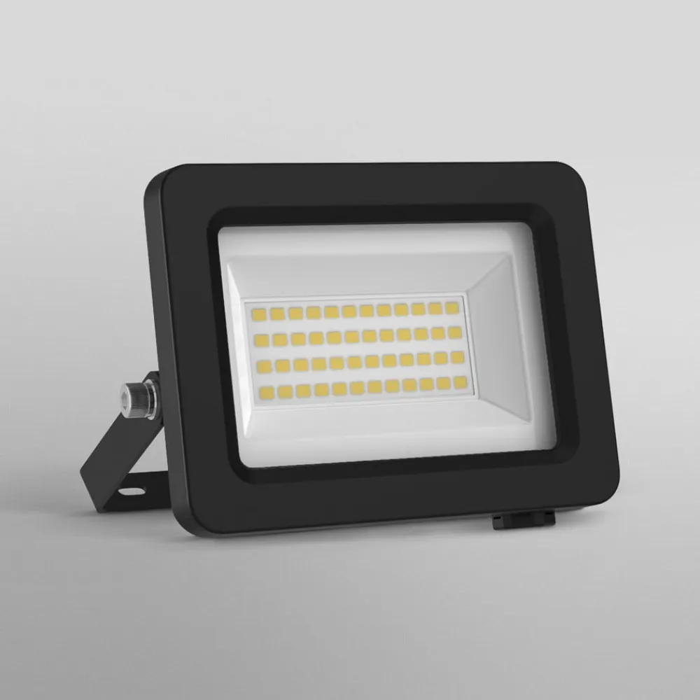 OSRAM LED-spotlight Floodlight EA, 10 W, IP65, sort, aluminium