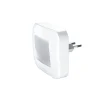 LED-stikkontakt-natlampe LUNETTA HALL hvid plast^OSRAM Discount
