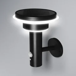 LED-væglampe ENDURA STYLE SOLAR DOUBLE CIRCLE sort^OSRAM Sale