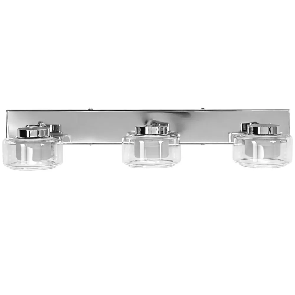 OSRAM LED-væglampe ORBIS FLAME, krom, 3 lyskilder, CCT, IP44