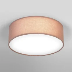 OSRAM loftlampe ORBIS PARIS, brun, Ø 30 cm, tekstil, E27