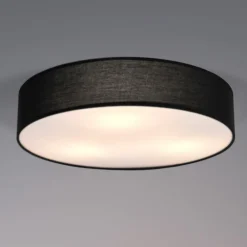 OSRAM loftlampe ORBIS PARIS, sort, Ø 40 cm tekstil E27