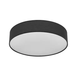 loftlampe ORBIS PARIS, sort, Ø 48 cm tekstil E27^OSRAM