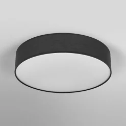 loftlampe ORBIS PARIS, sort, Ø 48 cm tekstil E27^OSRAM