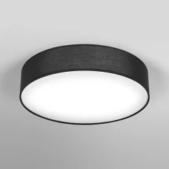 loftlampe ORBIS PARIS, sort, Ø 48 cm tekstil E27^OSRAM