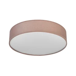 loftlampe ORBIS PARIS, brun, Ø 40 cm, tekstil, E27^OSRAM Online