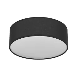 OSRAM loftlampe ORBIS PARIS, sort, Ø 30 cm tekstil E27