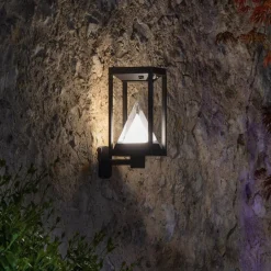 OSRAM SMART+ Solcelle Lampe Med Sensor|Væglampe Med Sensor>LED-solcellelampe til udendørs væglampe ALPS, sort Sensor