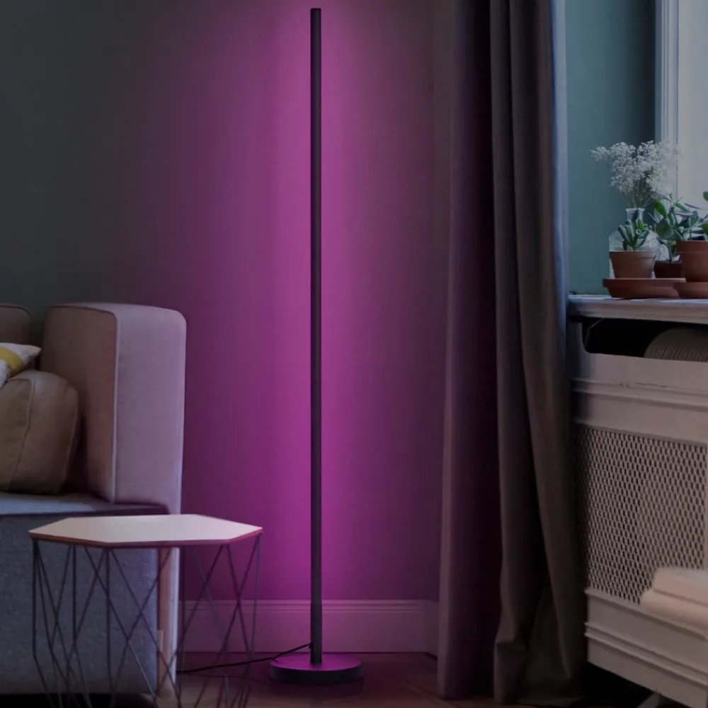 OSRAM SMART+ Gulvlamper>WiFi LED-gulvlampe ROUND sort 140 cm RGB CCT