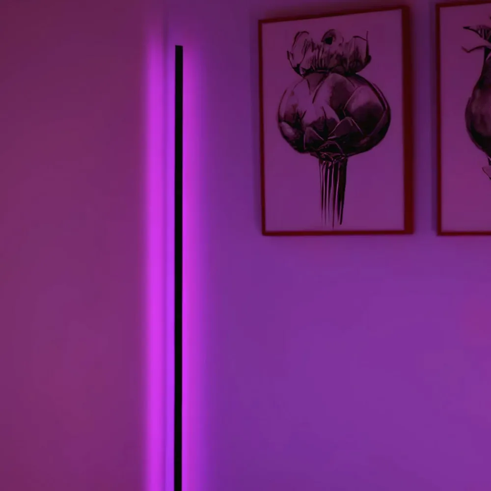 OSRAM SMART+ Gulvlamper>WiFi LED-gulvlampe ROUND sort 140 cm RGB CCT