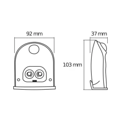 OSRAM Væglampe Med Sensor|Væglamper><noscript><img width=