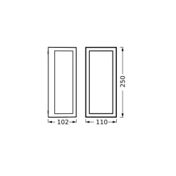 udendørs væglampe ENDURA CLASSIC RADO, mørkegrå, IP65^OSRAM Clearance