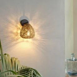 væglampe Decor Paper Drop, papir, beige, E27^OSRAM Clearance